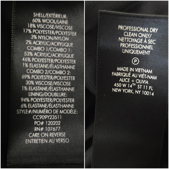 Alice & Olivia Black Ivory Leopard Boucle Tweed Clyde Sleeveless Sheath Dress - Picture 8 of 8